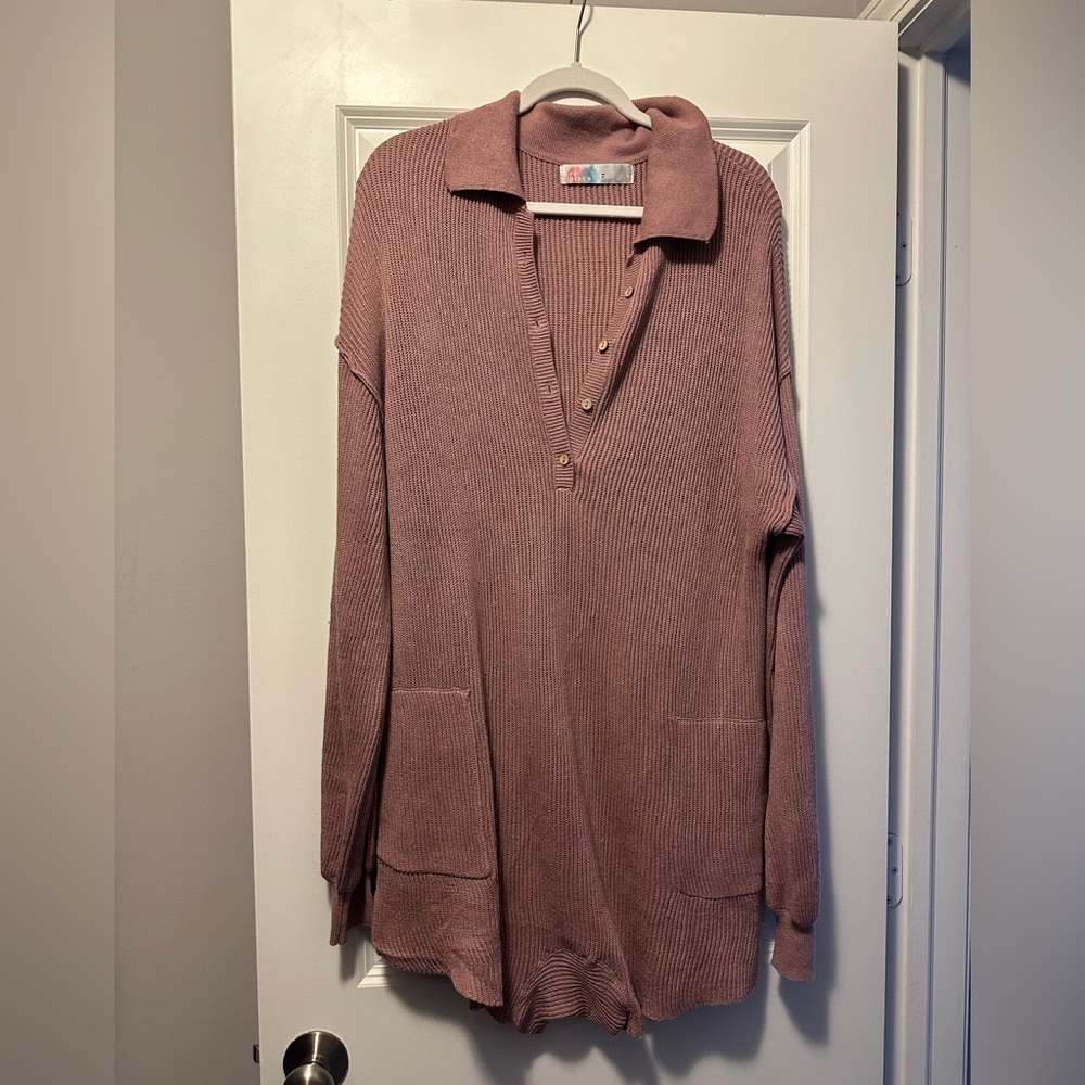 Free People Picnic Sweater Romper